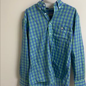 Cotton brothers dual colored button up